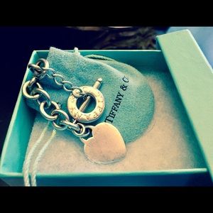 Tiffany & co. Heart Tag Toggle necklace Sterling